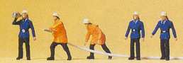 Preiser 79118 - Firefighters set #4    6/