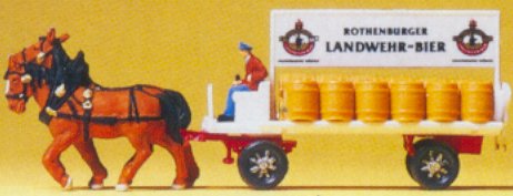 Preiser 79478 - Brewery wagon