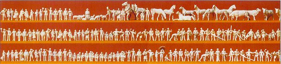 Preiser 88500 - Figures unpainted    160/