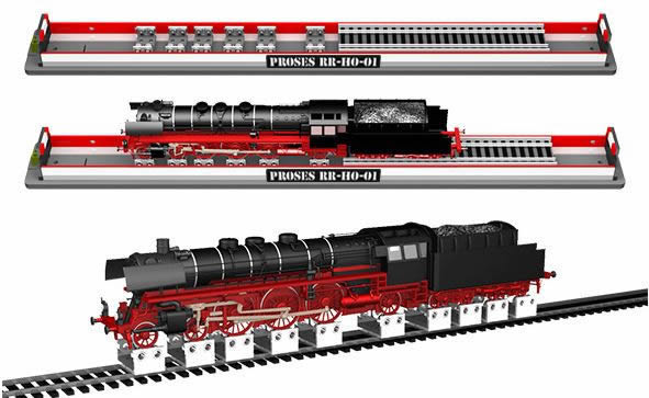 Proses RR-HO-01 - 6-Axle Roller Stand w. Cleaning Function