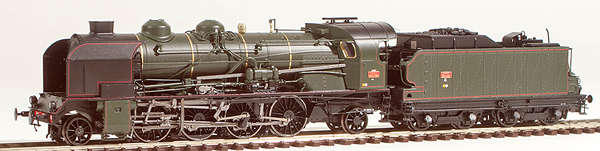 Locomotive à vapeur 5-141 D -Analogique - REE MODELES MB160 - SNCF - HO