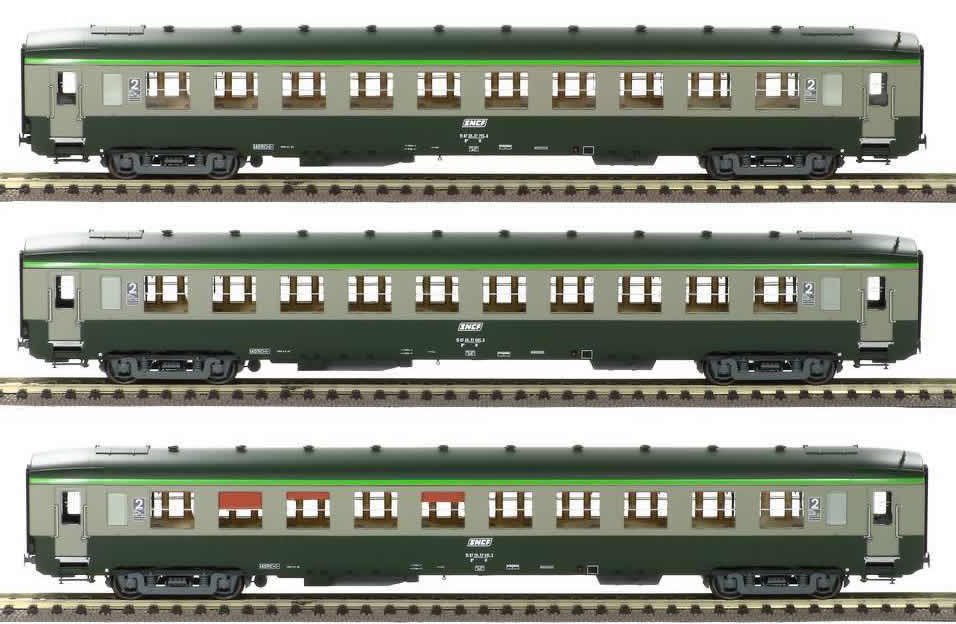ARNOLD HN4337 SET DE 2 VOITURES VOYAGEURS DEV INOX, B10, LOGO ENCADRÉ
