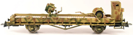 2-Axle Flat Car with 60cm Anti Aircraft Search Light    