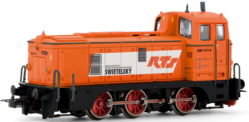 Rivarossi 2288 -  Diesel Locomotive, class Rh 2067, orange running number  2067.017-0 RTS