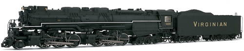 Rivarossi 2408 - USA Steam Locomotive of the Virginian Railroad “Blue Ridge” (DCC Sound Decoder)