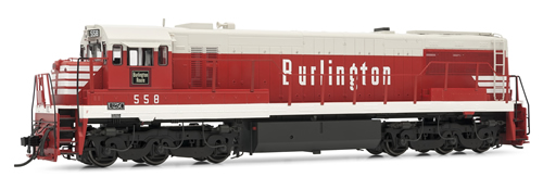 Rivarossi 2531 - General Electric U25C Diesel Locomotive 550 of the Chicago, Burlington & Quincy (DCC Sound Decoder)