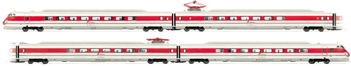 Rivarossi 2576 - Italian ETR450 “Pendolino” in white/red livery, new Trenitalia logo of the FS (DCC Sound Decoder)