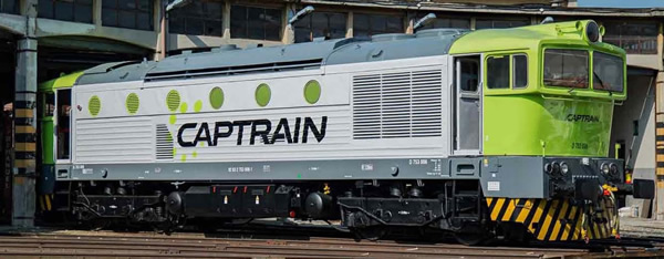 Rivarossi HR2844S - Italian Diesel locomotive D.753 Captrain Italia (DCC Sound Decoder)