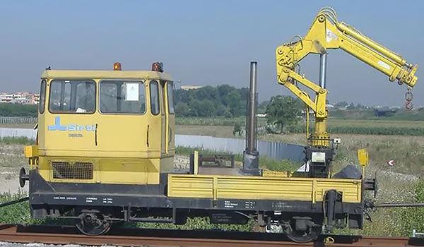 Rivarossi HR2910S - Italian Maintenance Tractor KLV53 Braccini Eleettroimpianti of the FS (Sound)