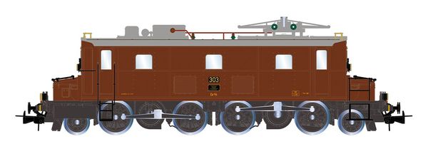 Rivarossi HR2999S - Swiss Electric Locomotive Ce 4/6 303 version 1970 of the BLS (DCC Sound Decoder)