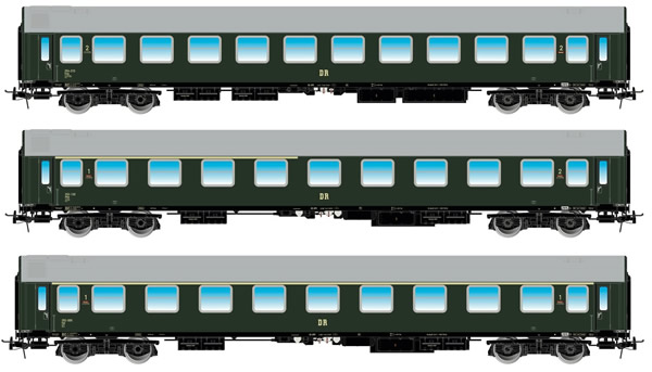 Rivarossi HR4235 - 3pc Coach Set