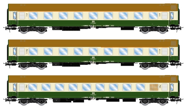 Rivarossi HR4259 - 3pc Coach Set