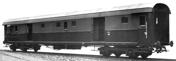 Rivarossi HR4276 - Luggage mail van type ‘49 DUz 93.100