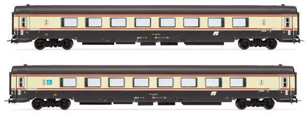 Rivarossi HR4353 - 2pc Coach Set Gran Confort 1985, A (normal) + AH with handicap seats