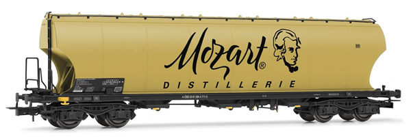 Rivarossi HR6398 - 4-axle round sided hopper wagon Mozart Distillerie