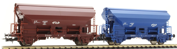 Rivarossi HR6432 - 2pc Self discharging wagon Set