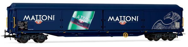Rivarossi HR6581 - 4-axle sliding-wall wagon Habils-vy Mattoni