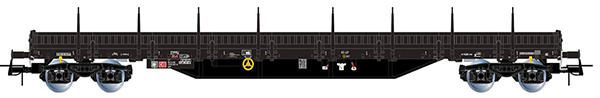 Rivarossi HR6670 - DB AG, 4-axle stake wagon, Res type, dark grey livery, unloaded, ep. VI