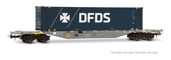 Rivarossi HR6704 - DFDS Sgnss type container wagon