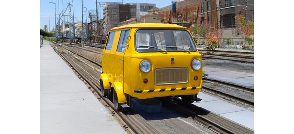 Rivarossi HR9005 - Italian Yellow Fiat Motor Railcar 500 of the FS
