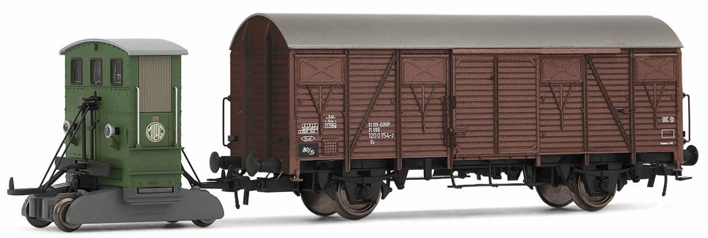Rivarossi 2493 - Furgone CIWL F 1265 - Wagon Van Transport - Échelle HO - 1990