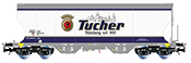 4-axle Cereal Hopper Wagon Tucher