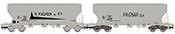 2-unit Flat-sided Hopper Wagon Set type Uas