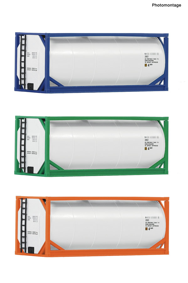 Roco 05216 - 3pc Tank Container Set