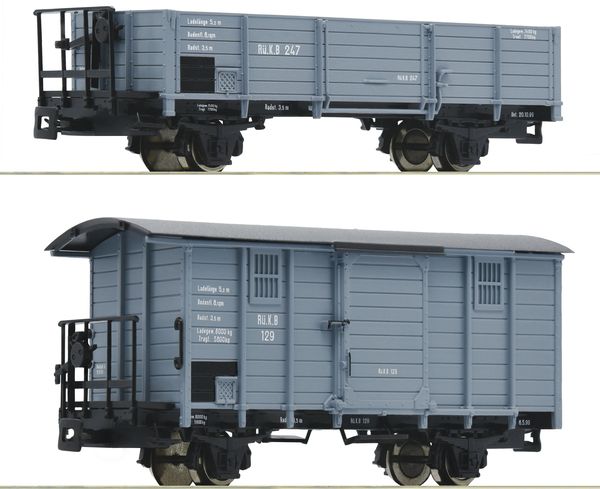 Roco 34559 - German Box Car Set of the RüKB