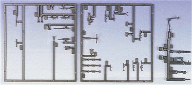 Roco 354 - Accessory Set (Weapons for US/German forces)  DISCONTINUED