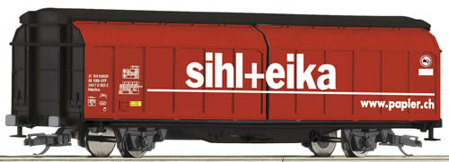 Roco 37543 - Sliding wall wagon Sihl-Papier, SBB