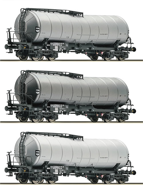 Roco 37619 - German 3-Piece Set Slurry wagon of the DR