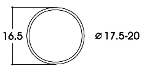 Roco 40077 - AC Traction Tires 17.5-20.0mm