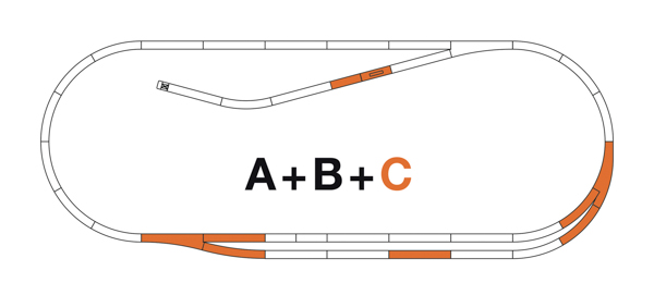 Roco 42021 - 42021 ROCO LINE track set C
