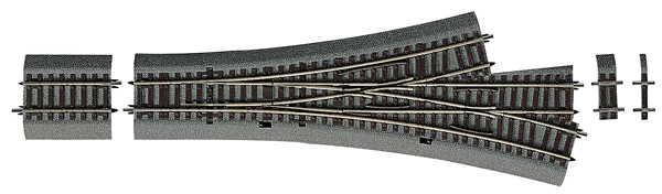 Roco 42543 - Three Way Turnout Track 15°