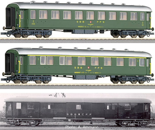 Roco 45915 - 3-piece historic train set II of the SBB