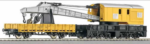 Roco 46331 - Breakdown Crane with Jib Wagon