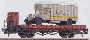 Roco 47722 - Stake Wagon Loaded with Wiking Furniture Truck