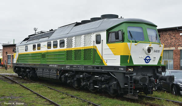 Roco 52465 - Hungarian Diesel locomotive class 648 of the Gysev (DCC Sound Decoder)