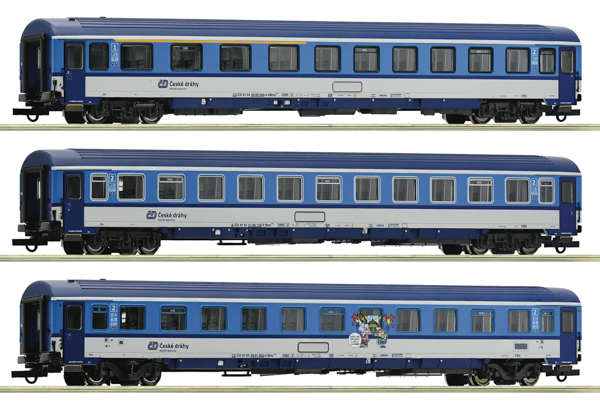 Roco 6200002 - 3-piece set: Eurofima coaches, CD