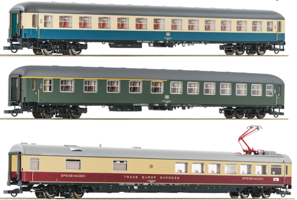 Roco 6200052 - 3-piece set 2: D 377 “Hispania-Express”, DB