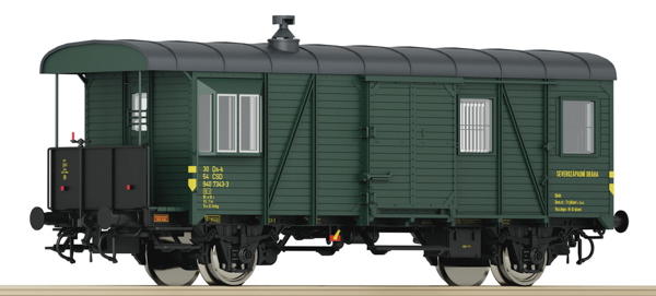 Roco 6200141 - Goods train guard wagon