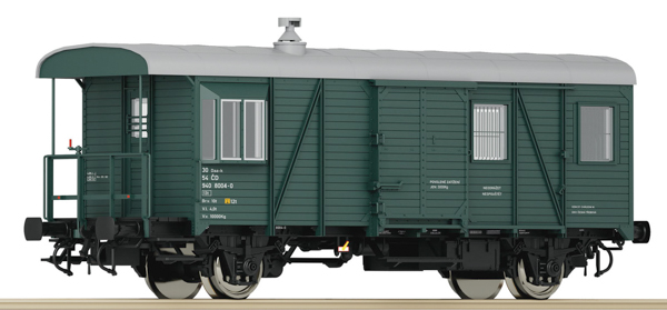 Roco 6200142 - Goods train guard wagon