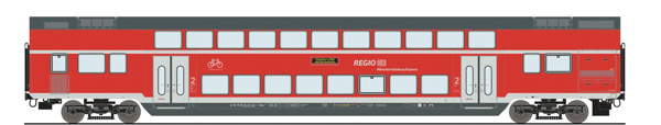 Roco 6200146 - 2nd class double-deck coach