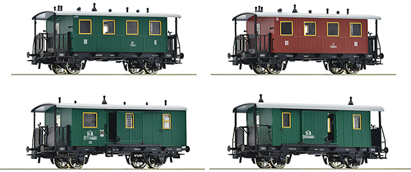 Roco 6200190 - 4 piece set: Passenger train of the kkStB