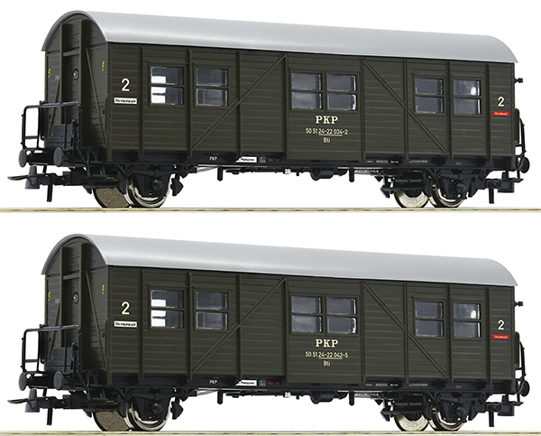 Roco 6200195 - 2-piece set: PKP auxiliary passenger car