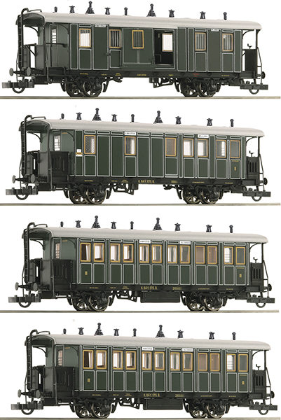 Roco 6200197 - 4pc Local Train Set of the K.Bay.Sts.B