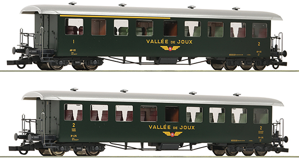 Roco 6200198 - Car set with two Seetalbahn cars of the PBr