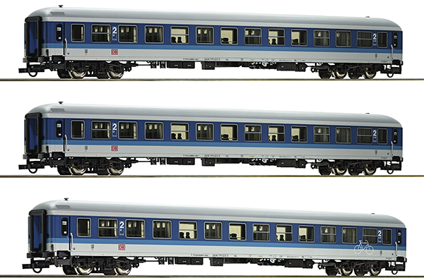 Roco 6200209 - 3-piece set 2: Passenger car IR 461 of the DB AG