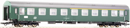 Roco 64871 - Fast train coach 1/2 class, green, CD